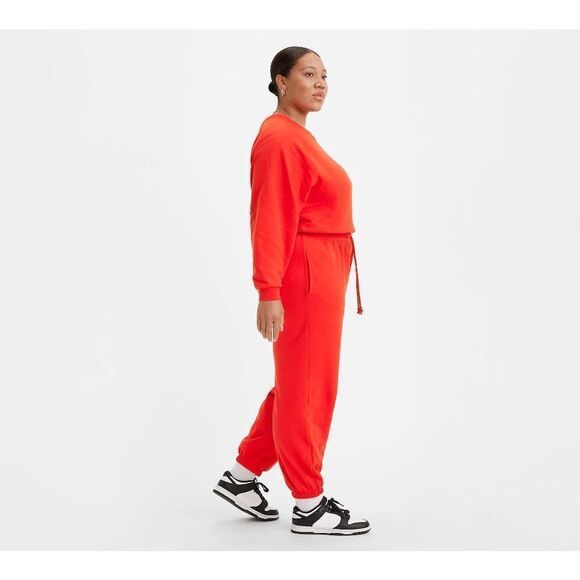 Levi's Trendy Plus Size Laundry Day Sweatpants - Valiant Poppy 3X - Picture 6 of 7